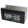 FIAMM Batteria al piombo FG20121 12,0 Volt 1.200 mAh con connettori da 4,8 mm