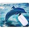Tinnoon Tappetino Mouse Piccolo 20 x 15 cmTappetino Mouse Gaming, Tappetino Mouse Animali delfini Mousepad, Gomma Antiscivolo con Fondo Forte, Lavabile per Una Presa Ottimale per Computer PC e Laptop T-3638