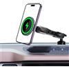 ZKJAYOE Supporto per telefono per Ford Bronco 2021 2022 2023 2024 2025 2/4 porte, ricarica wireless magnetica, caricabatterie Magsafe per Ford Bronco, accessori Ford Bronco con cavo da 5 piedi (non per Bronco