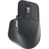 Logitech MX Master 3 Mouse Wireless Avanzato, Ricevitore Bluetooth + USB, Scorrimento ‎rapido, 4000 DPI Qualsiasi Superficie, Ergonomico, 7 Pulsanti, PC/Mac/iPadOS, Nero