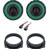 IPNOSIS Kit 2 Casse IP-01165 per Lancia Delta III dal 2008 al 2014 con 2 Supporti Anteriori, 2 Connettori