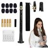 Baoqifong 1/2 Kit di sassofono tascabile, Sax Alto Portatile con 4 ance 8 Cuscino dentale e borsa per trasporto | per strumenti a per principianti in sassofono, pratica leggera BB Sassofono