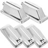GATHINESS Accessorio per Rullante Batteria in Metallo Argento, 5 Pezzi, Artiglio per Rullante Batteria per Uso Duraturo, Adatto per Jazz Drum