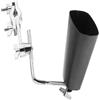 Amagogo Campanaccio con morsetto, percussione manuale Campana per mucca Supporto per campanaccio per batteria, Robusto supporto per campanaccio in metallo, 4 pollici