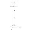 K&M 100/1 Leggio bianco - Leggio per spartiti estensibile 62,5 - 124 cm - base metallica pieghevole