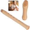 Chewtoyo Flauto dolce soprano in stile barocco, in legno, per adulti, bambini, principianti, con custodia rigida in stile tedesco