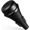 GLEAVI Sordina per Tromba in Plastica Nera, Silenziatore Portatile per Pratica e Performance, Facile da Trasportare, Accessorio Essenziale per Strumenti a Fiato