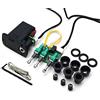 ZEZEFUFU 3 Bande Acustica Chitarra Classica Equalizzatore Guitarra EQ Preamplificatore Concise Bass Tone Volume Regolabile 6.35 Audio Head Output Violao Pickup per Taylor