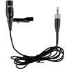 generic Microfono lavalier nero, microfono cardioide a condensatore clip-on per sistemi wireless Sennheiser, tappo a vite di bloccaggio da 3,5 mm