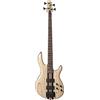Cort A4 Ultra Ash Etched Natural Black Electric Bass Guitar with Case