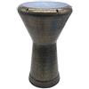 Desconocido Darbuka derbaki egiziano professionale a percussione, alluminio metallizzato color oro ossidato