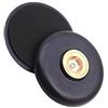 SHOWERORO Supporto Antiscivolo Per Puntale Violoncello Nero Oro Inserto Plastica Robusta Base Gomma Totale Classico Effetto Noce Scuro Proteggi Pavimento Graffi Prove Esibizioni