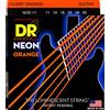 DR Strings DR String NOE-11 Neon Orange Set di corde per chitarra elettriche