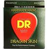 DR Strings DRAGON SKIN™ - CLEAR Coated Acoustic Guitar Strings: Custom Light 11-50