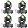 DazzlingStage 4PCS Mini Teste Mobili Faretti da Palcoscenico 30W, Luce da Discoteca RGB LED con Telecomando Gobo DJ Effetti di Luce DMX512 Stroboscopio con Apertura per Feste Bar KTV Matrimoni