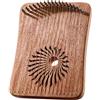 CIKSCO Arpa a lira portatile a 17 corde con chiave for accordatura, corde extra e borsa di tela, strumento musicale in legno for bambini e adulti, pianoforte a pollice (Color : Rosewood)