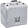 Reloop 80 Record Case Silver - classica custodia per dischi, costruzione robusta, chiusura a farfalla a basso profilo con serratura, argento
