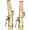 Fenteer 2pcs Soprano Saxophone Neck a Sassofono Curvo Dritto per Sassofono