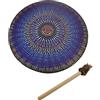 Msiud Tamburo Sciamanico, Da Stadio Con Manico Di Sciamanico Fatto A Mano Racchetta Per Rituali Sciamanici E Meditazione Alchimia Sciamanica Pelle Pecora Strumento Rotondo Vintage (25cm Mosaic)