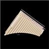 ZENGXUE Flauto Pan Strumento Musicale A Fiato Tradizionale In Plastica ABS Con Flauto Di Pan A 36 Tubi Strumenti a fiato tradizionali (Color : Beige)