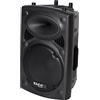 Ibiza - SLK12A-BT - Altoparlante attivo PLUG & PLAY 12/30cm, 700W con amplificatore integrato - Bluetooth, USB, SD e AUX - Nero
