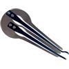 HEBEOT Arpa portatile a mascella ebrei arpa in acciaio inox arpa portatile mascella arpa ebrei arpa etnica bocca russa musicale armonica principiante 13 x 5,25 x 0,3 cm