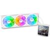 Thermaltake TH360 V3 Ultra ARGB | All-in-one water cooling | 3.95 TFT LCD display | Rotatable pump head | Single frame fan | Snow