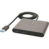StarTech Adattatore USB-A a 4 HDMI, 4x 1080p 60Hz, Alimentazione USB, 1m