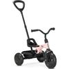 Deryan Triciclo 2in1 Drifter - Triciclo per bambini da 2 anni a 6 anni - Aiuto per l'apprendimento della deambulazione, portata fino a 25 kg - Incl. barra di sterzo, cintura di sicurezza - Pieghevole