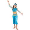 DEGUISE TOI Costume odalisca azzurro bambina - Blu - L 10-12 anni (130-140 cm)