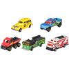 Matchbox - Serie di emergenza, regalo, confezione da 5 pezzi in scala 1:64, modellino di auto giocattolo in metallo pressofuso da collezione