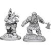 WizKids Dungeons & Dragons Nolzur's Marvelous Unpainted Minis: Maschio Dwarf Barbarian