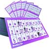 Bashtastic 1008 Cartelle Tombola con Finestrelle - Cartelle Tombola Classica, Cartella Riutilizzabile, Numerate e Tutte Diverse tra Loro per il Gioco Tradizionale e Bingo 90 Palline