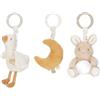 Little Dutch 8420 Activity - Set di 3 giocattoli da appendere - Newborn Naturals