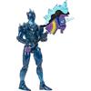 Jazwares Fortnite ZERO (MASTER GRADE) - Figura articolata luminosa da 10,2 cm con strumento di raccolta, back bling e armi, FNT1069, multicolore