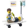 LEGO Città: Medico e Paziente con Barella Letto e IV