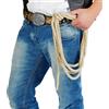 FIESTAS GUIRCA | Corda da Cowboy Vecchio West (185 cm) - Accessorio per Costume da Cowboy del Wild West e Feste a Tema Texas - per Halloween, Carnevale e Cosplay