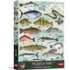 Trefl Premium Plus Quality - Puzzle Finders Keepers: Pesci - 500 pezzi, serie Motivi senza tempo, pezzi perfettamente incastrabili, per adulti e bambini dai 10 anni in su