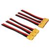 OliYin 3 Paia XT60 Plug Maschio Femmina Cavo Connettore Cavo in Silicone 3.93in 14awg per Batteria RC Lipo (Confezione da 3)