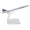 MEZHEN Aereo modello lega 1/400 scala Diecast modello di aereo per Air France Concorde aereo modello in miniatura collezione regalo pensierino Natale