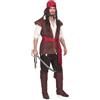 DEGUISE TOI Costume classico da pirata uomo - Marrone - S
