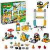 LEGO 10933 DUPLO Town Cantiere edile con gru a torre