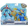 Marvel Avengers - Iron Patriot contro Thanos Bend and Flex Dualpack (2 Action figure flessibili 15 cm)