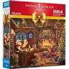 Ceaco - Thomas Kinkade - Vacanza - Babbo Natale controllando la sua lista - 1000 pezzi puzzle