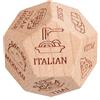 SUPVOX Dado Decisionale per Cibo in Legno Leggero Opzioni Multiple per Appuntamenti e Giochi da Tavolo Divertenti All'aperto