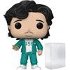 POP [Squid] Game - Player 456: Seong Gi-hun Funko Pop! - Figura in vinile con custodia protettiva compatibile Pop Box)