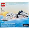 LEGO System Item 40318 MSC Cruises Limited Edition Nave da Crociera
