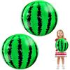 LUYANFX Palline da spiaggia gonfiabili, 2 pezzi, con anguria, per bambini, gonfiabili, per l'estate, la spiaggia, la piscina, le feste (2 pezzi)