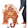 Generico Gioco Di Golf Di Pan Di Zenzer/o | Minigolf Con Palla Di Caramelle E Casa Di Marzapane | Divertente Gioco Per Feste In Famiglia Per Bambini E Adulti, Set Di Cartone Riutilizzabile