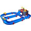 AquaPlay Harbour, gioco d'acqua per attività all'aria aperta, con treno, barche e 2 personaggi da gioco, giocattolo acquatico per bambini dai 3 anni, 128 x 93 x 40 cm